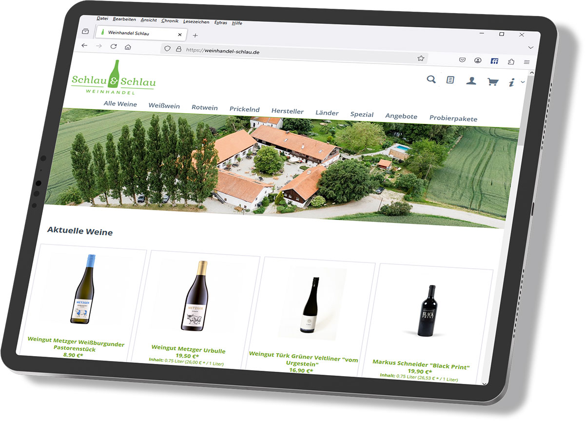 Onlineshop Shopware Weinhandel Schlau Projektbeispiel Onlineshop Shopware Weinhandel Schlau Projektbeispiel